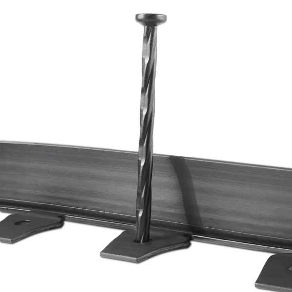 2-inch Tall Wall No-Dig Landscape Edging, 30-ft., Plastic, Black - Image 3