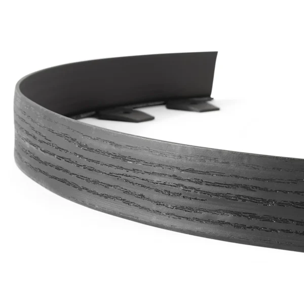 2-inch Tall Wall No-Dig Landscape Edging, 30-ft., Plastic, Black - Image 2