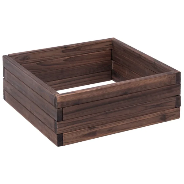 Square Raised Garden Bed Flower Vegetables Seeds Planter Kit Elevated Box - Image 2