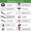 Garden Irrigation System,139 Pack+164ft Tubing Hose Drip Irrigation Kit - Image 3